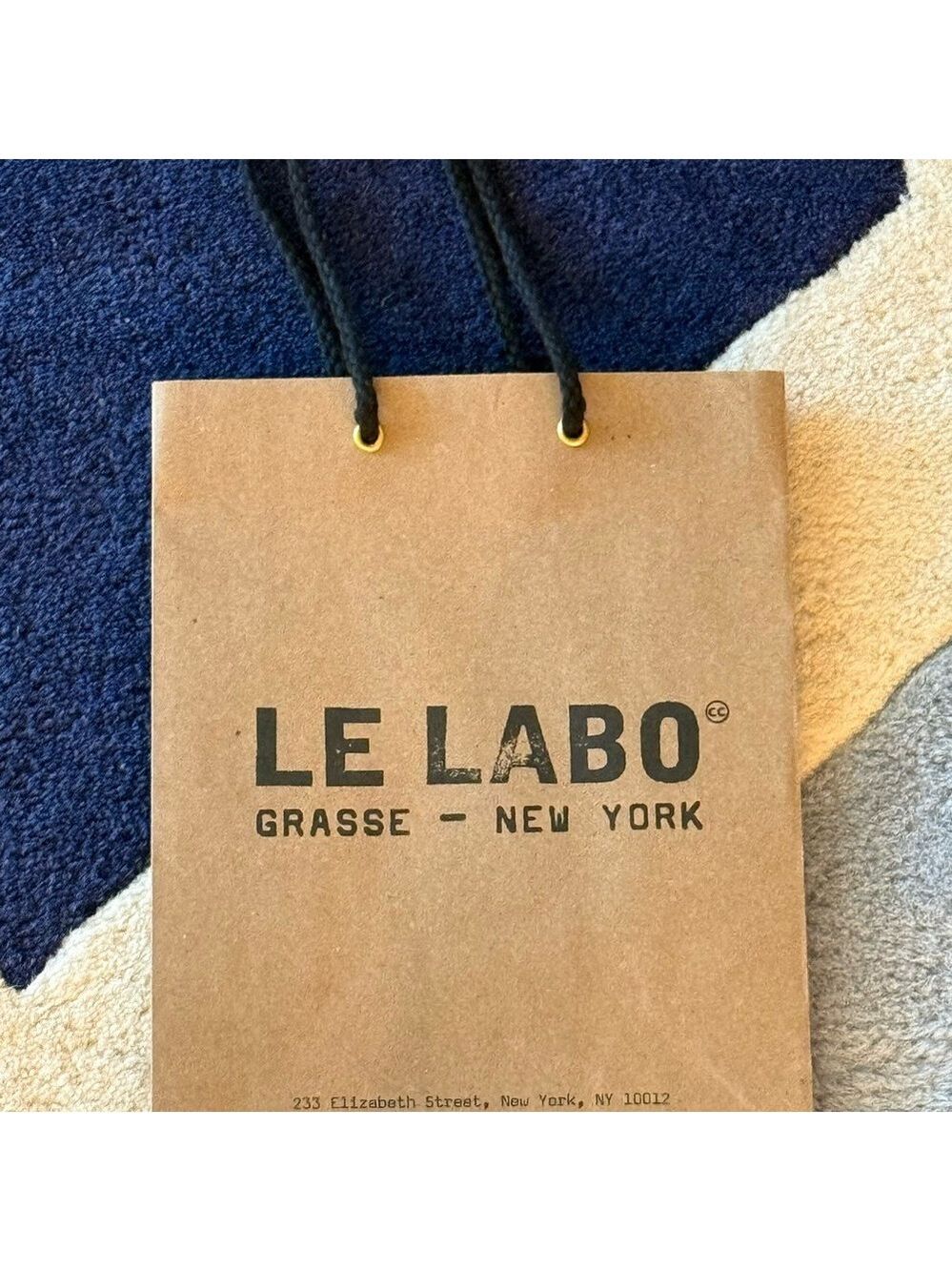 Le Labo Classic Brown Paper Bag Thick Fabric Handles